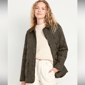 Quilted Barn Jacket Old Navy